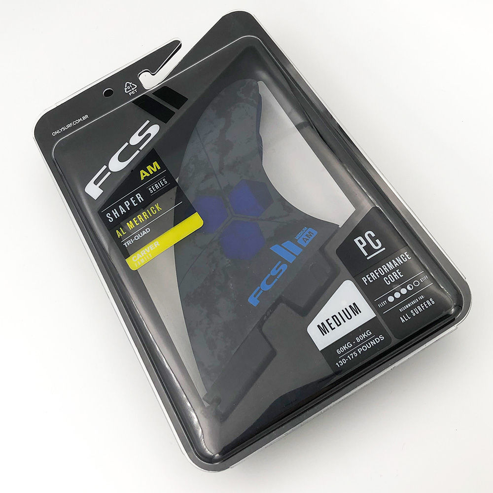 Quilhas FCS II AM PC Tri-Quad (5 Quilhas) - Al Merrick - Medium