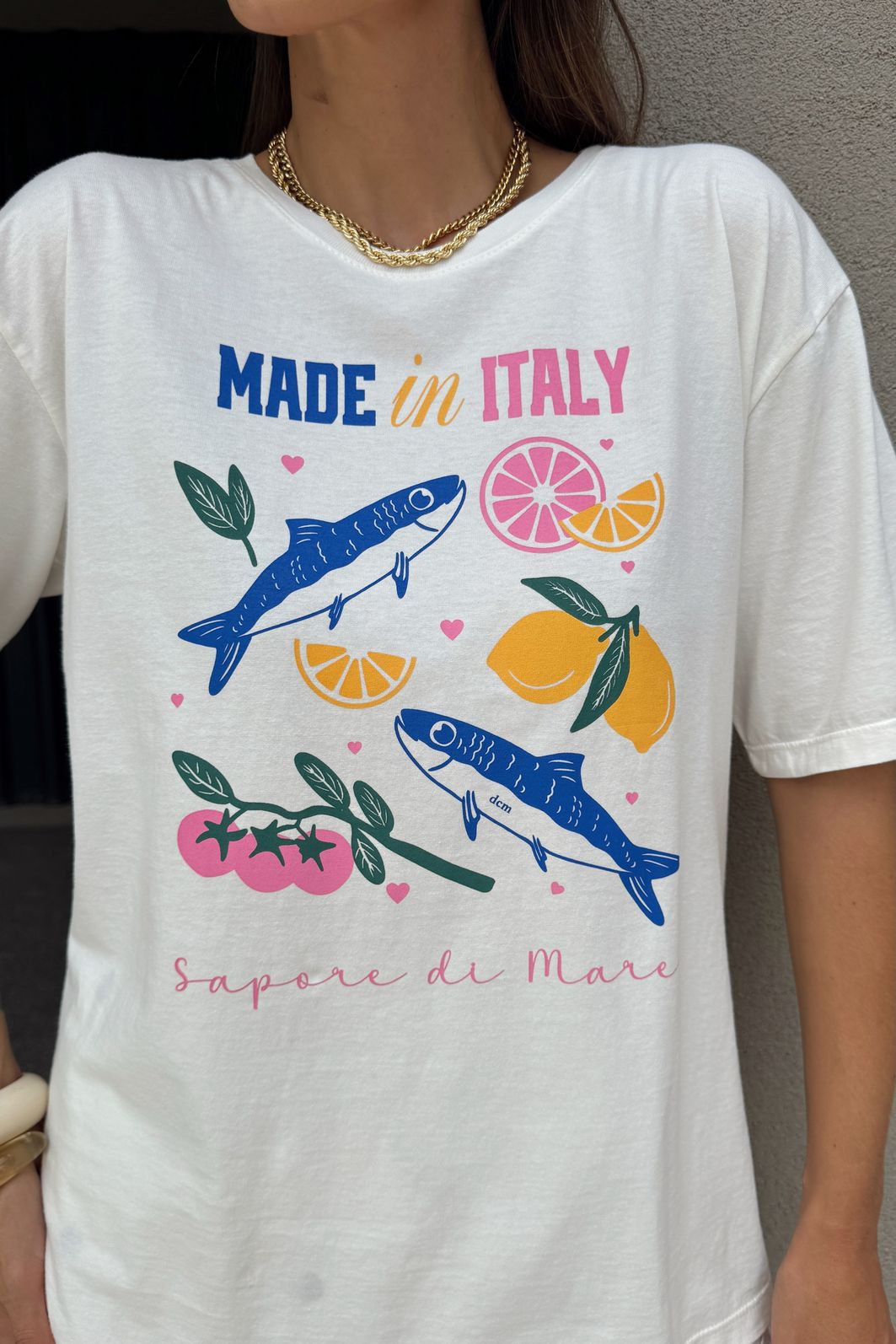 T-SHIRT ESTONADA MADE IN ITALY OFF WHITE T-SHIRT ESTONADA MADE IN ITALY OFF WHITE