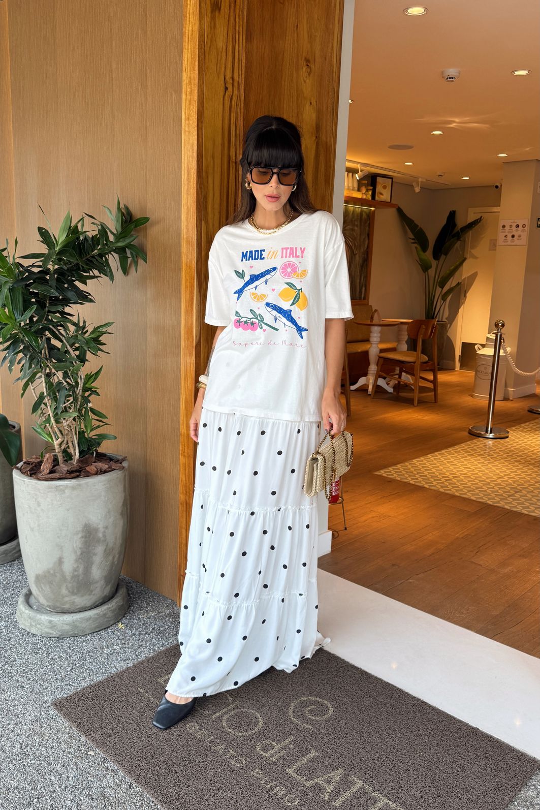 T-SHIRT ESTONADA MADE IN ITALY OFF WHITE T-SHIRT ESTONADA MADE IN ITALY OFF WHITE