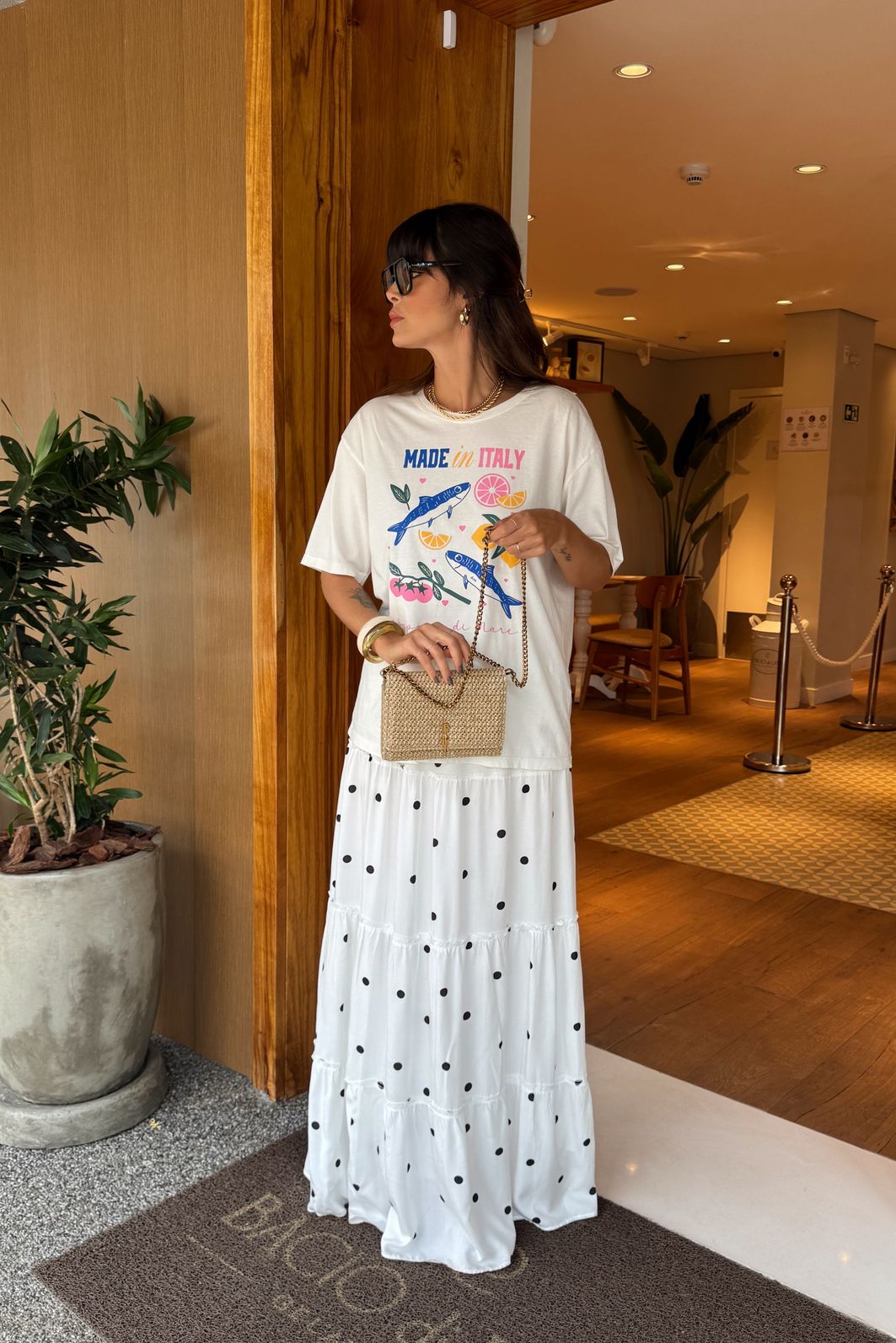 T-SHIRT ESTONADA MADE IN ITALY OFF WHITE T-SHIRT ESTONADA MADE IN ITALY OFF WHITE