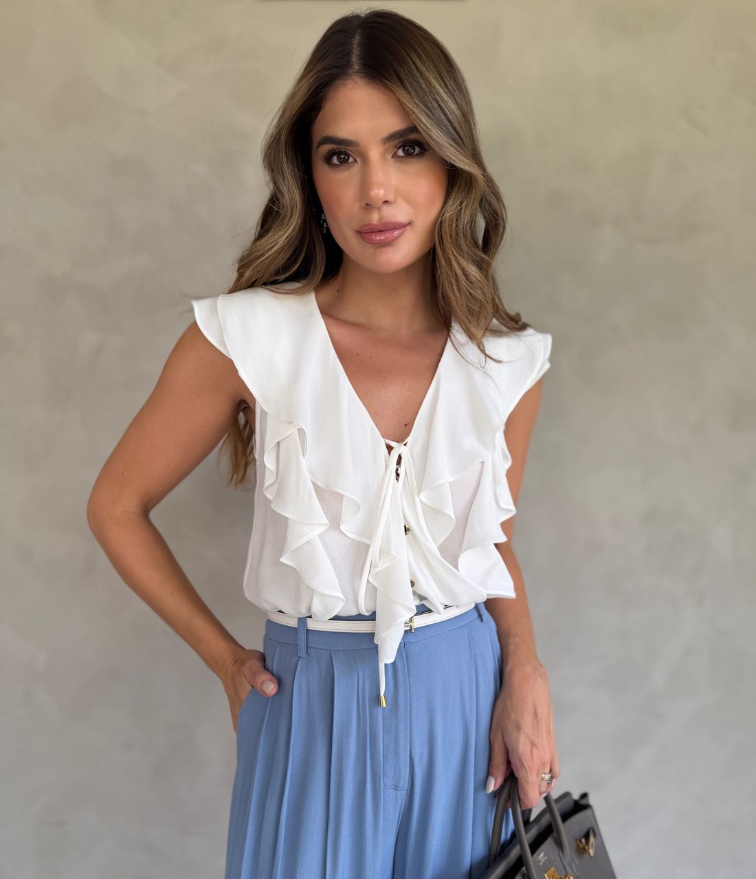 Blusa Viscose Marcela -Unique Chic Blusa Viscose Marcela -Unique Chic