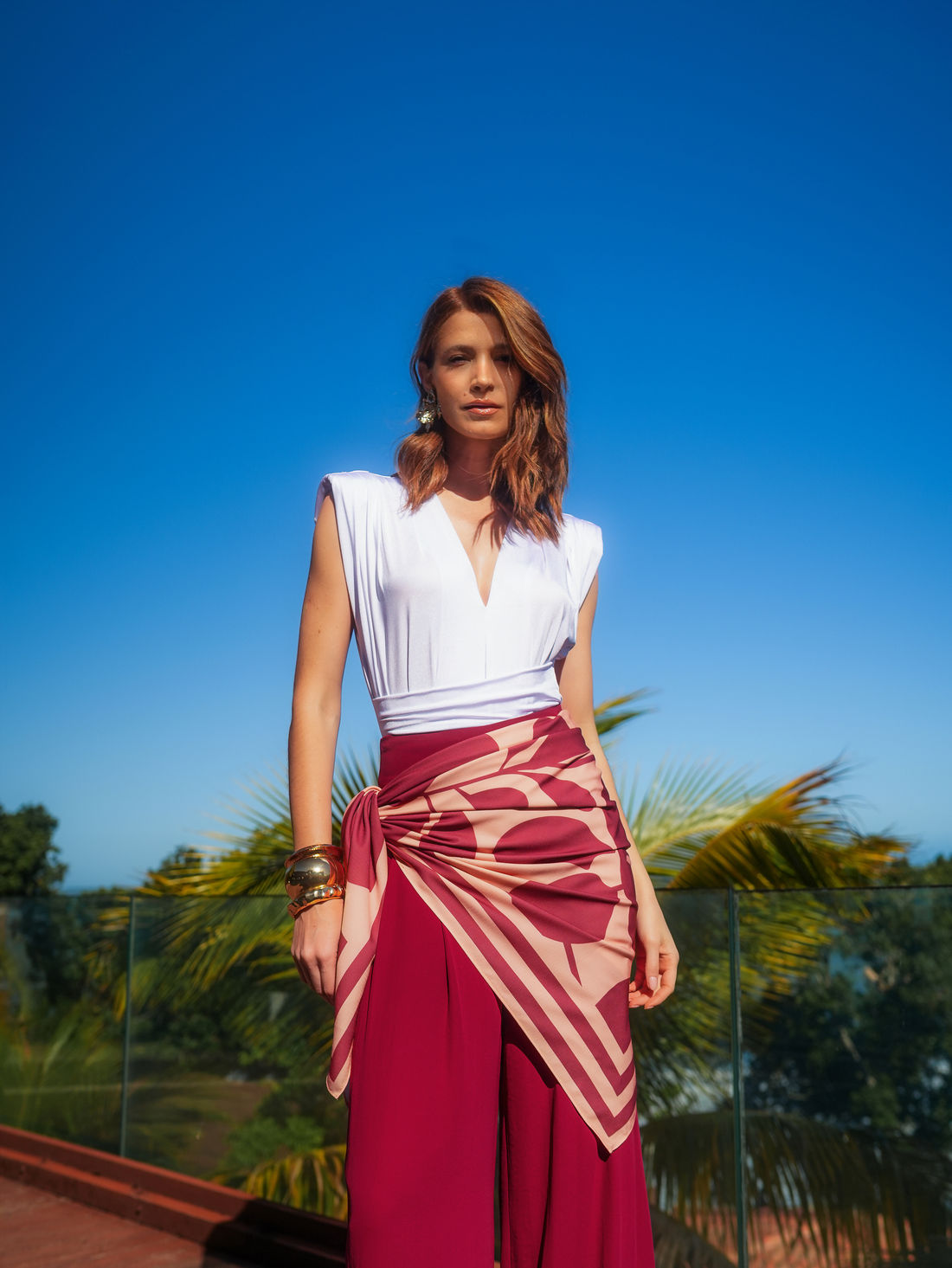 Kit Canga Estampada + Necessaire - Unique Chic Kit Canga Estampada + Necessaire - Unique Chic