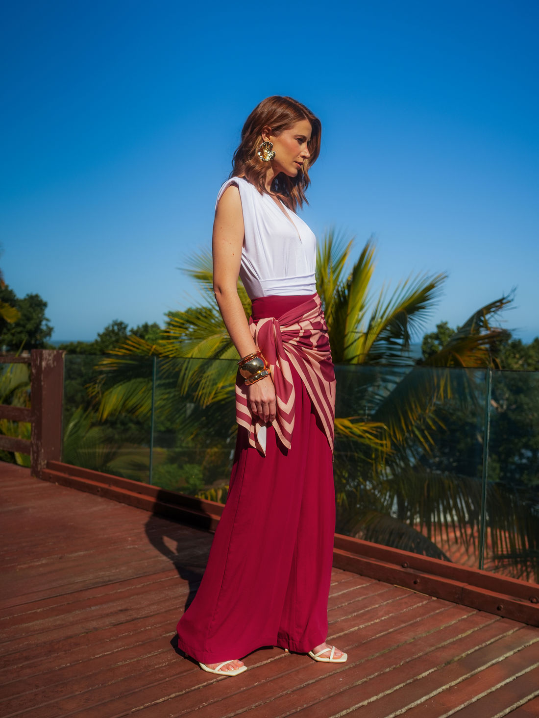 Kit Canga Estampada + Necessaire - Unique Chic Kit Canga Estampada + Necessaire - Unique Chic