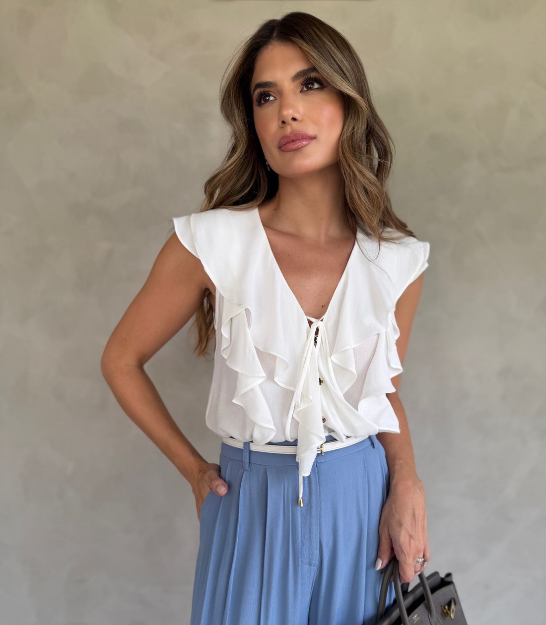 Blusa Viscose Marcela -Unique Chic Blusa Viscose Marcela -Unique Chic