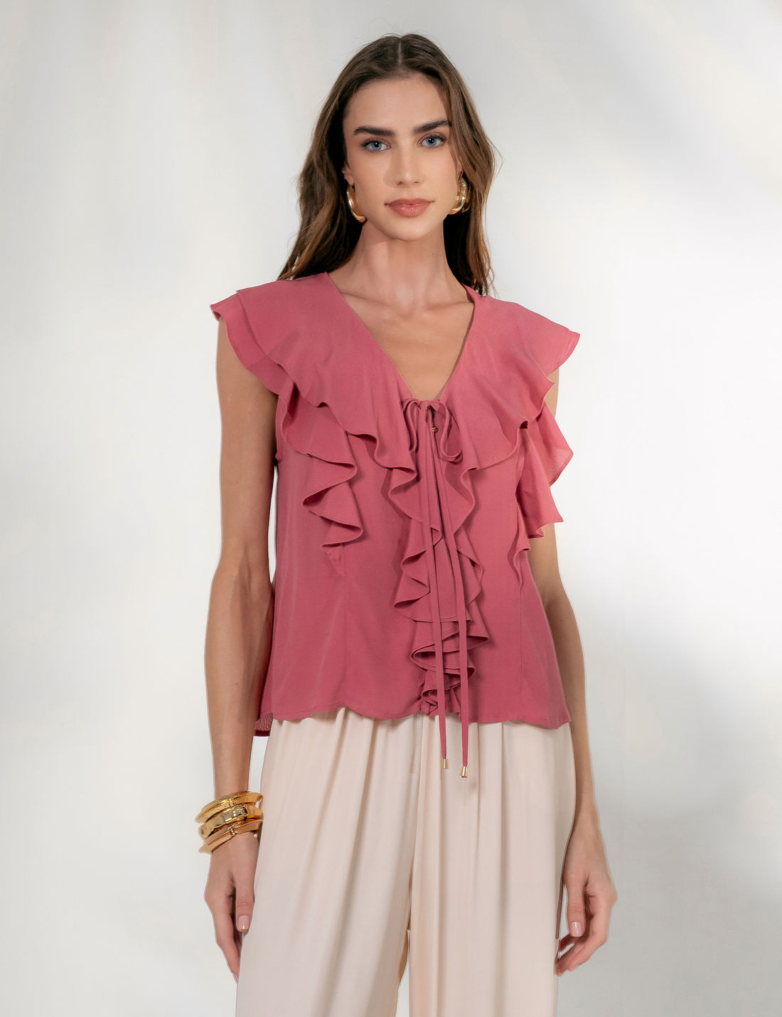 Blusa Viscose Marcela -Unique Chic Blusa Viscose Marcela -Unique Chic