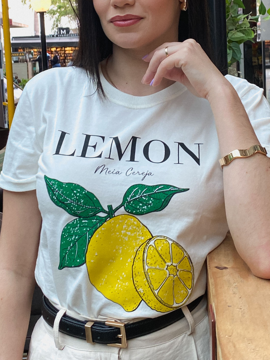 Tshirt Premium - Lemon - Off White Tshirt Premium - Lemon - Off White
