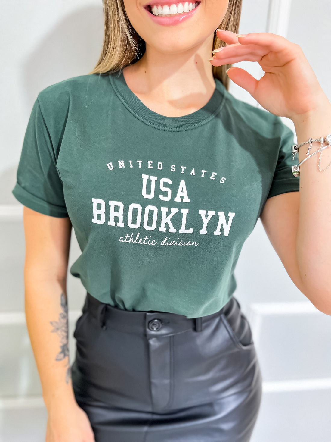 Tshirt Premium - Brooklyn - Verde Floresta Tshirt Premium - Brooklyn - Verde Floresta