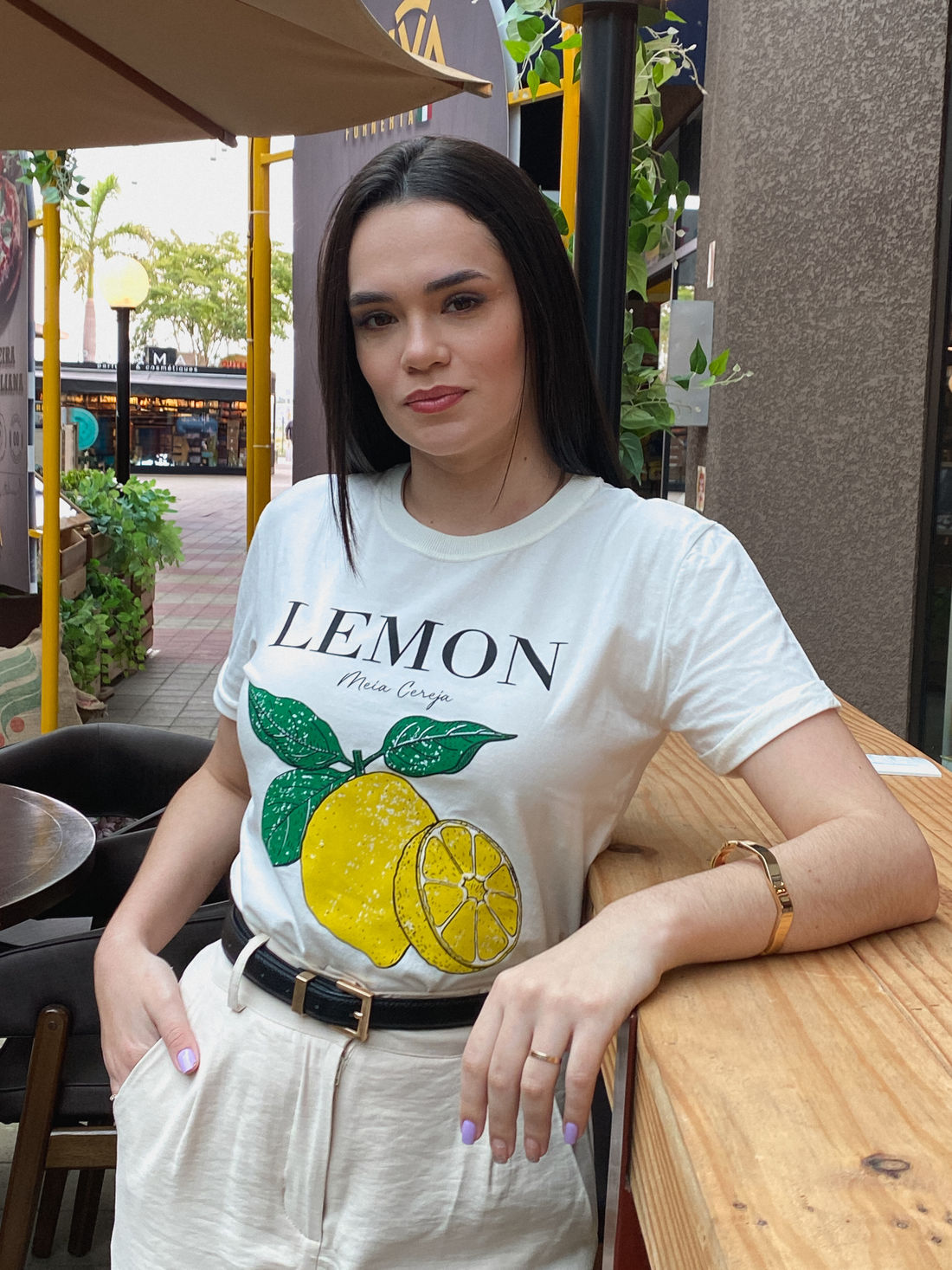 Tshirt Premium - Lemon - Off White Tshirt Premium - Lemon - Off White