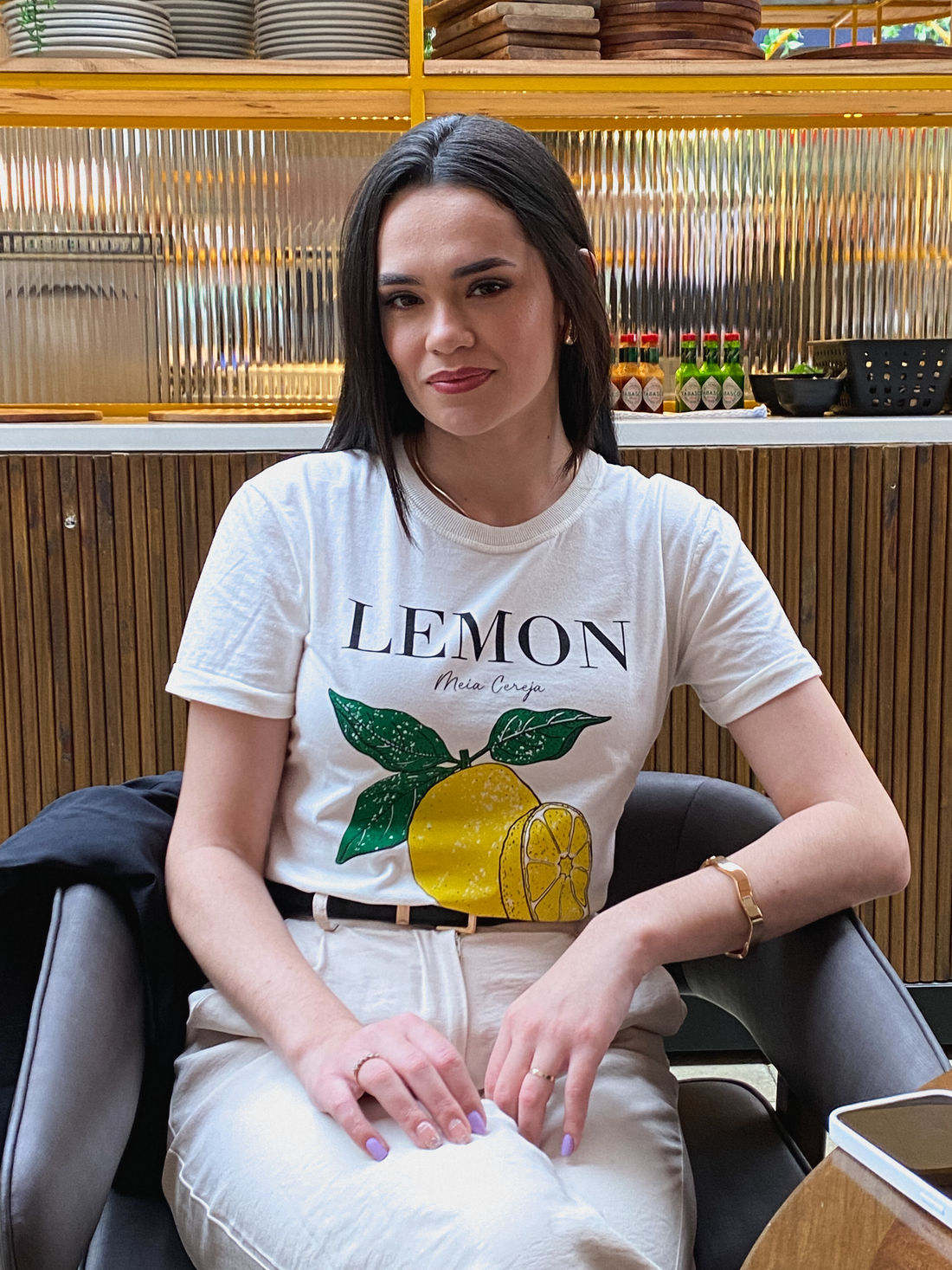 Tshirt Premium - Lemon - Off White Tshirt Premium - Lemon - Off White