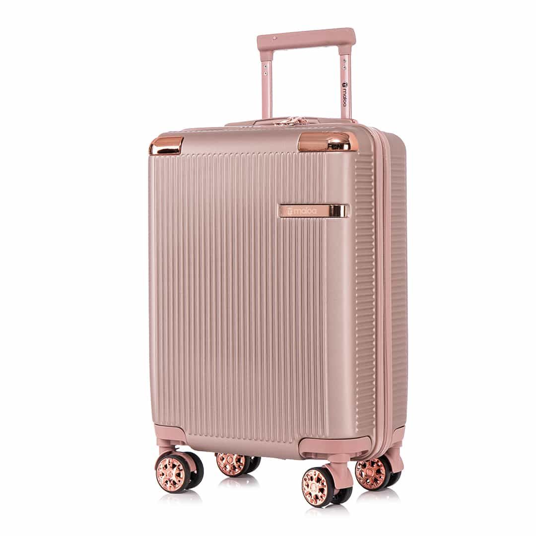 Conjunto de Mala Pequena de Bordo 10kg e Frasqueira Croacia Maloa Rose