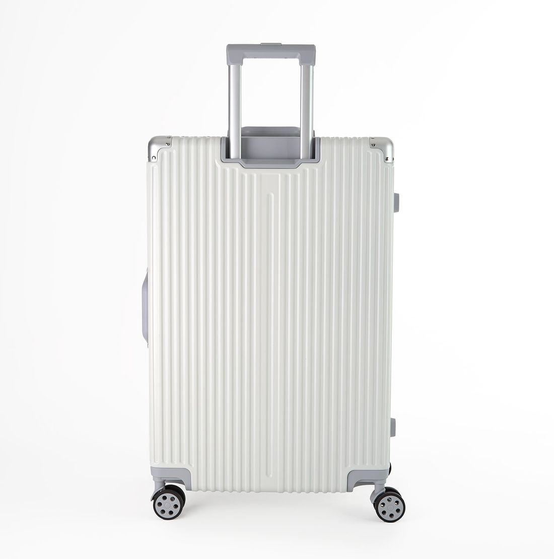Mala de Viagem Grande 32kg Policarbonato ABS Noruega Maloa Branco