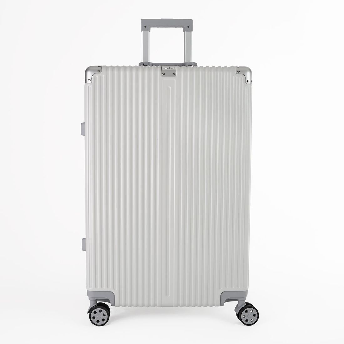 Mala de Viagem Grande 32kg Policarbonato ABS Noruega Maloa Branco