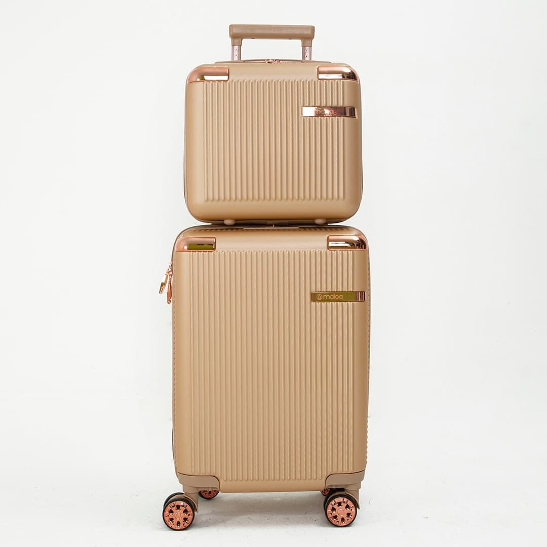 Conjunto de Mala Pequena de Bordo 10kg e Frasqueira Croacia Maloa Fendi