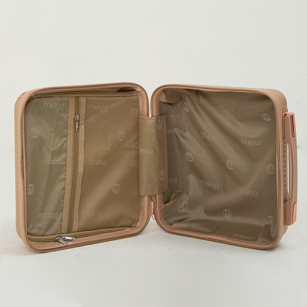 Conjunto de Mala Pequena de Bordo 10kg e Frasqueira Croacia Maloa Fendi