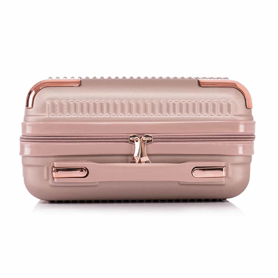 Conjunto de Mala Pequena de Bordo 10kg e Frasqueira Croacia Maloa Rose