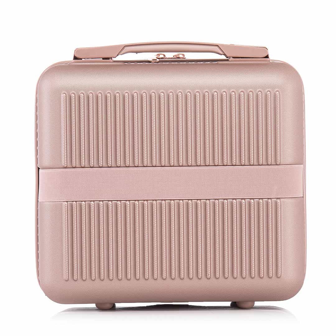 Conjunto de Mala Pequena de Bordo 10kg e Frasqueira Croacia Maloa Rose