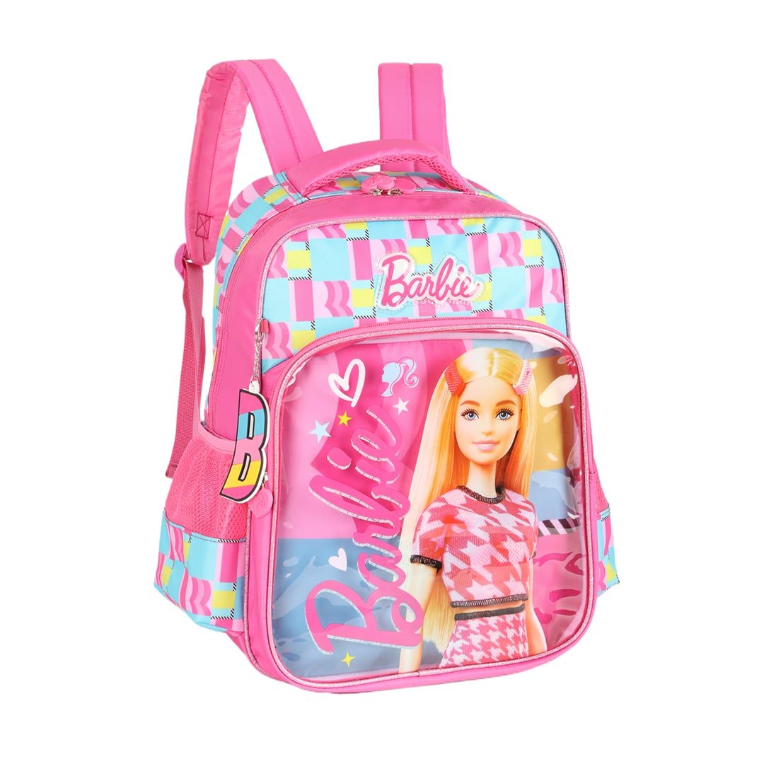 Conjunto de Mala de Bordo 10 kg e Mochila Infantil Barbie Violeta Conjunto de Mala de Bordo 10 kg e Mochila Infantil Barbie Violeta