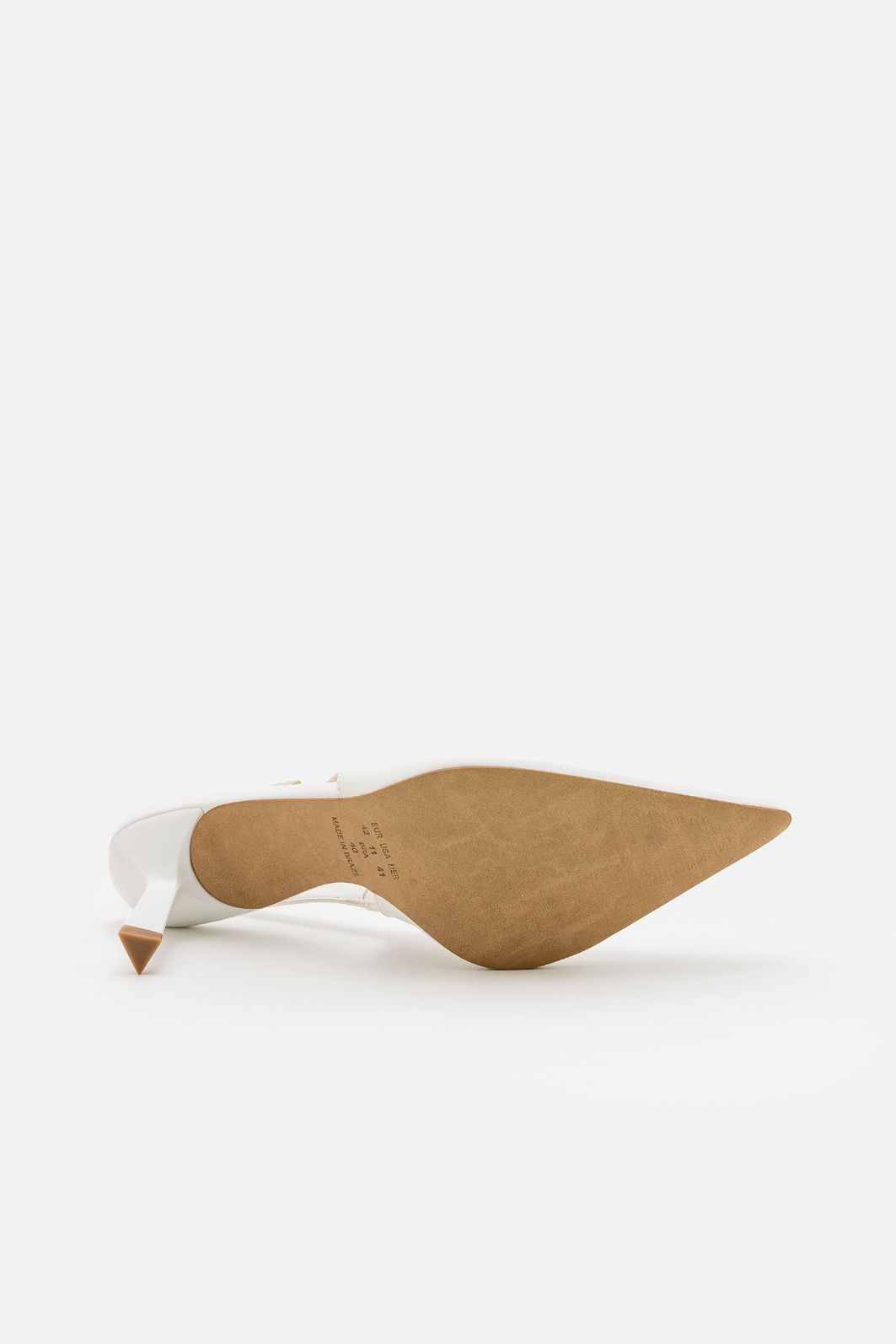 Chanel com Fivela e Salto Geométrico Branco Chanel com Fivela e Salto Geométrico Branco