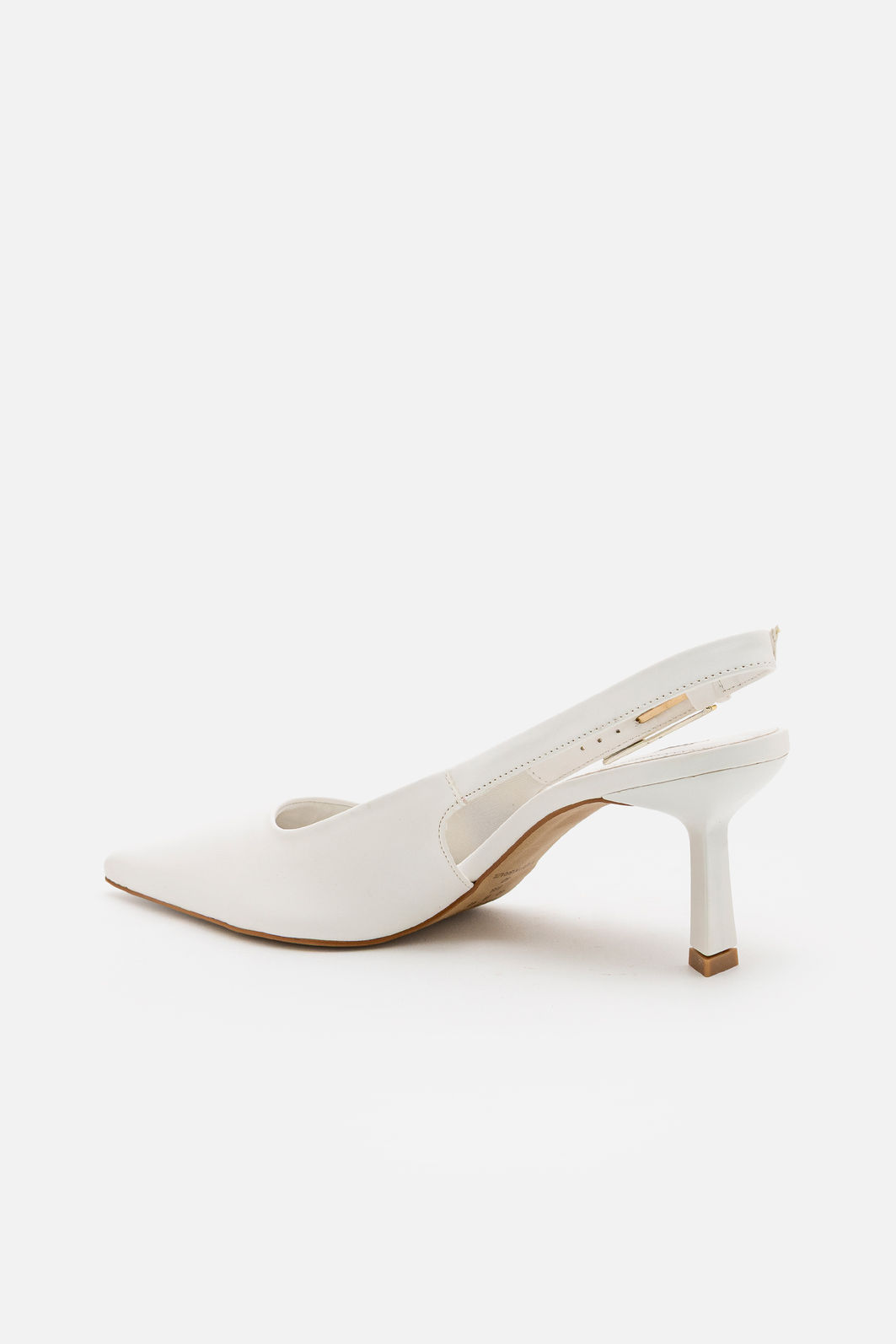 Chanel com Fivela e Salto Geométrico Branco Chanel com Fivela e Salto Geométrico Branco