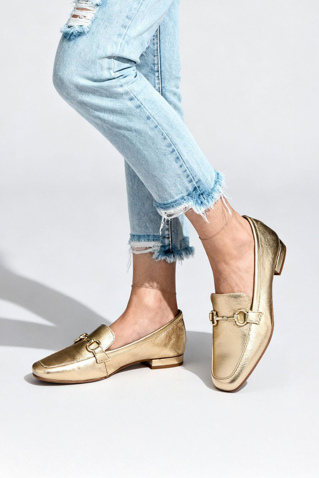 Mocassim Tradicional em Couro Chamapagne Mocassim Tradicional em Couro Chamapagne