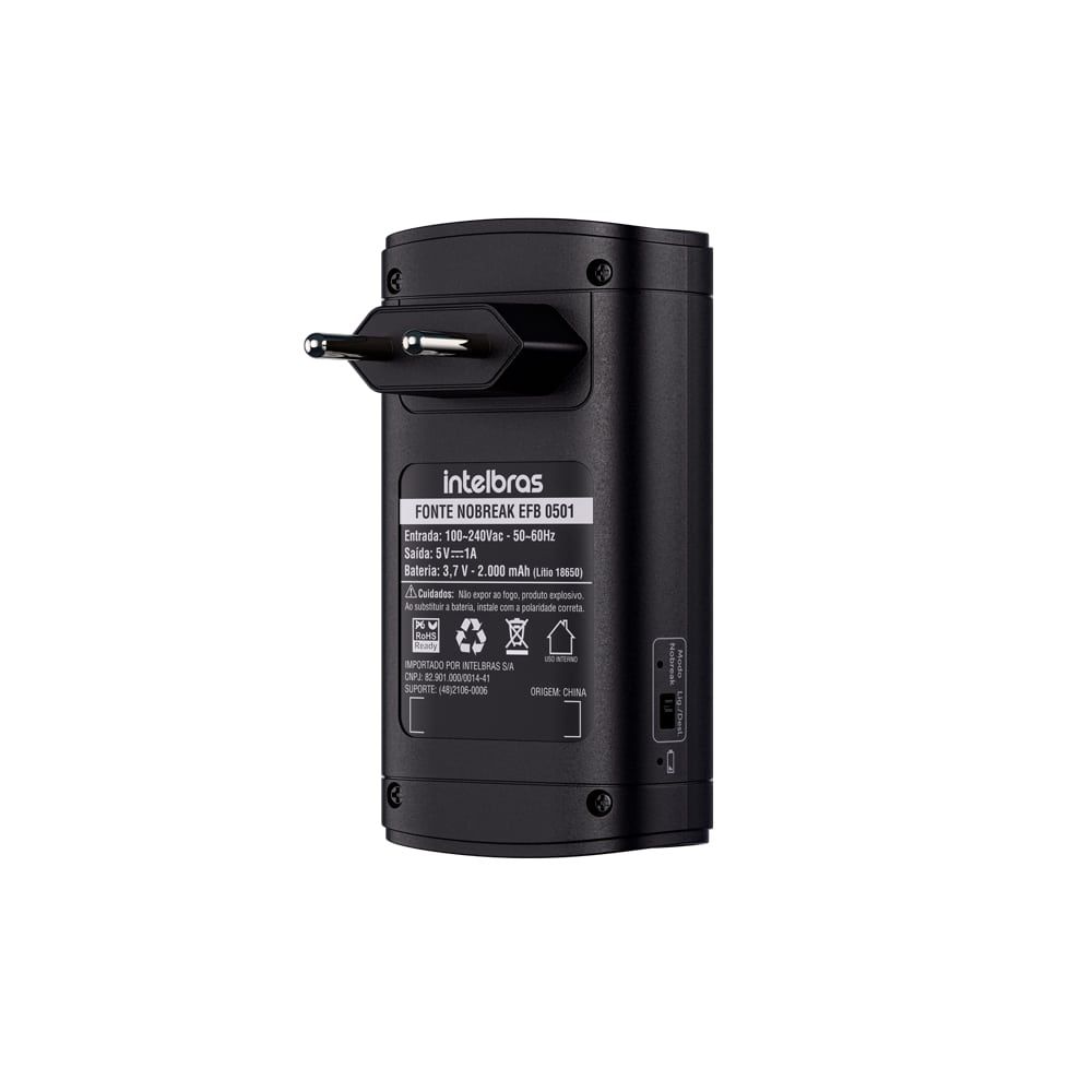 Fonte Nobreak para Câmera Wi-Fi - EFB 0501 Fonte Nobreak para Câmera Wi-Fi - EFB 0501
