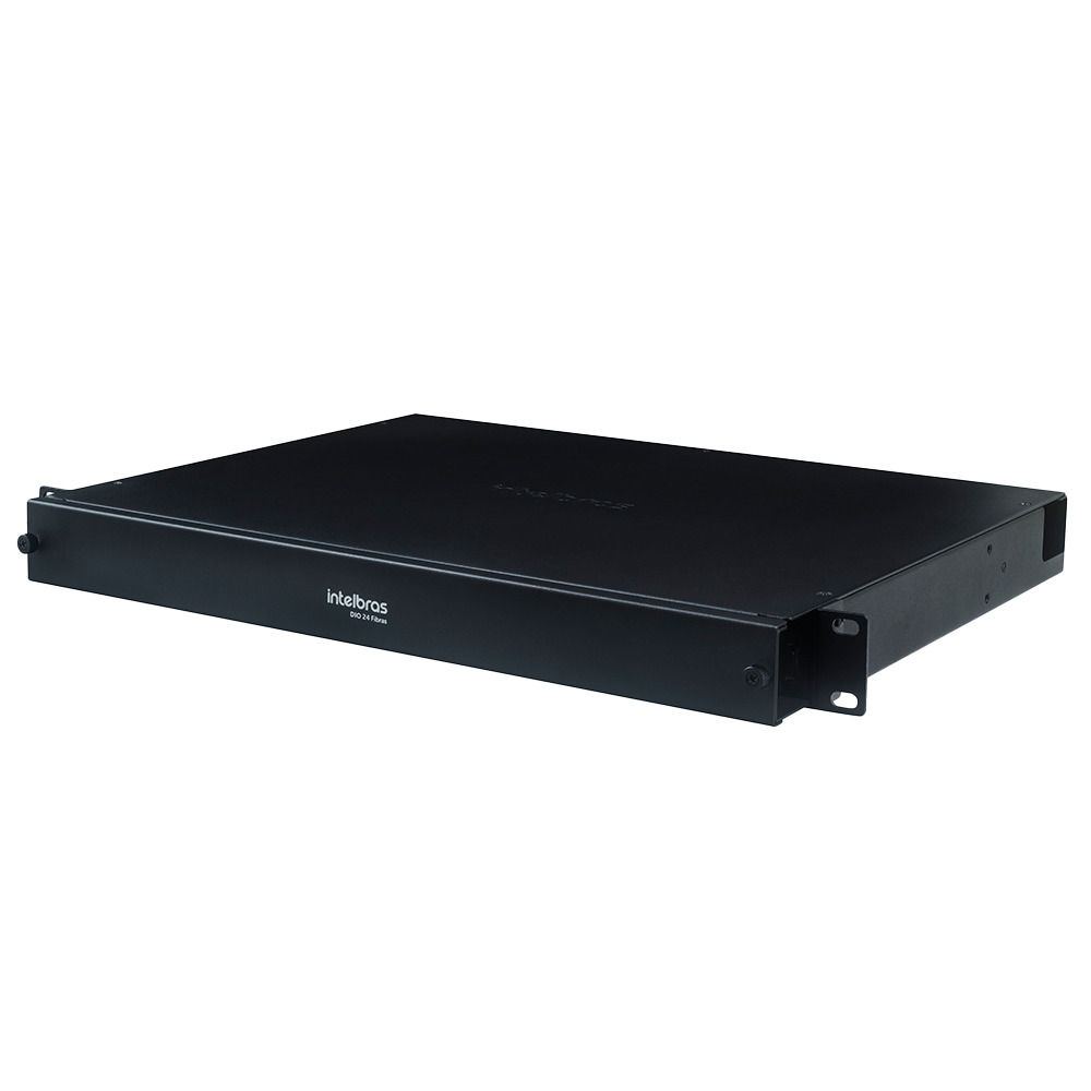 Distribuidor Interno Óptico com bandeja deslizante - DIO 24FO D 1U Distribuidor Interno Óptico com bandeja deslizante - DIO 24FO D 1U