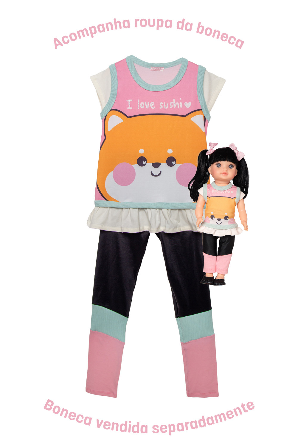 Conjunto Raposa com Legging Conjunto Raposa com Legging