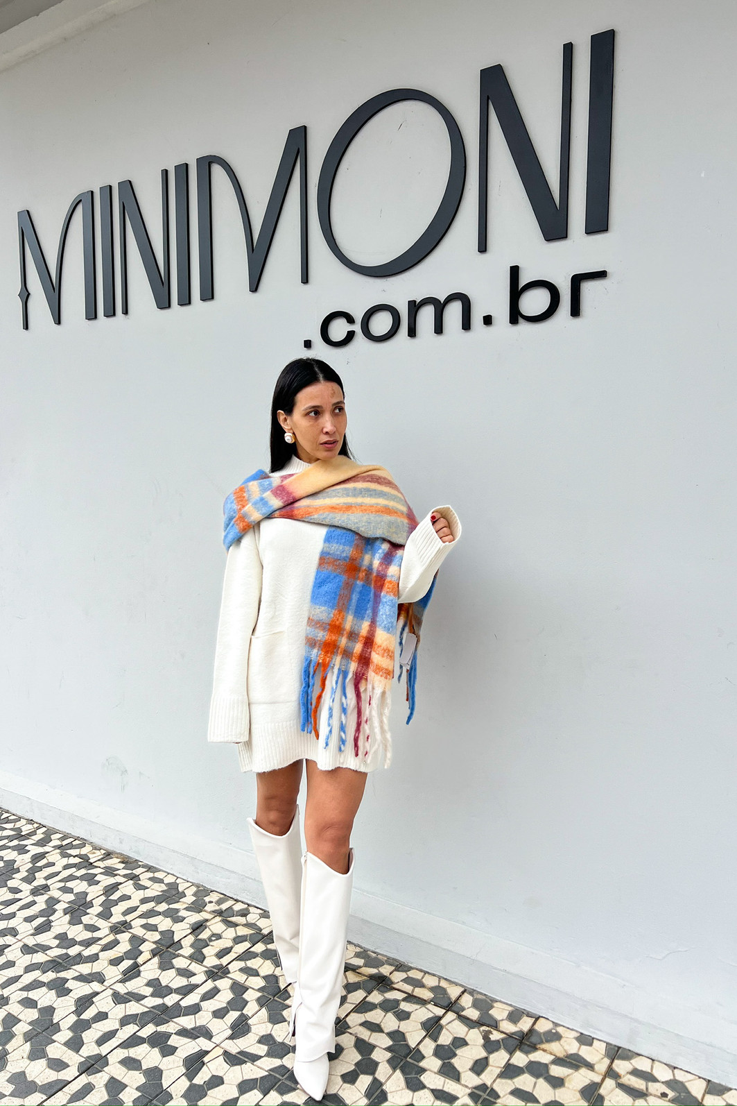 Maxi Blusa Talita Off-White - Mini Moni Maxi Blusa Talita Off-White - Mini Moni