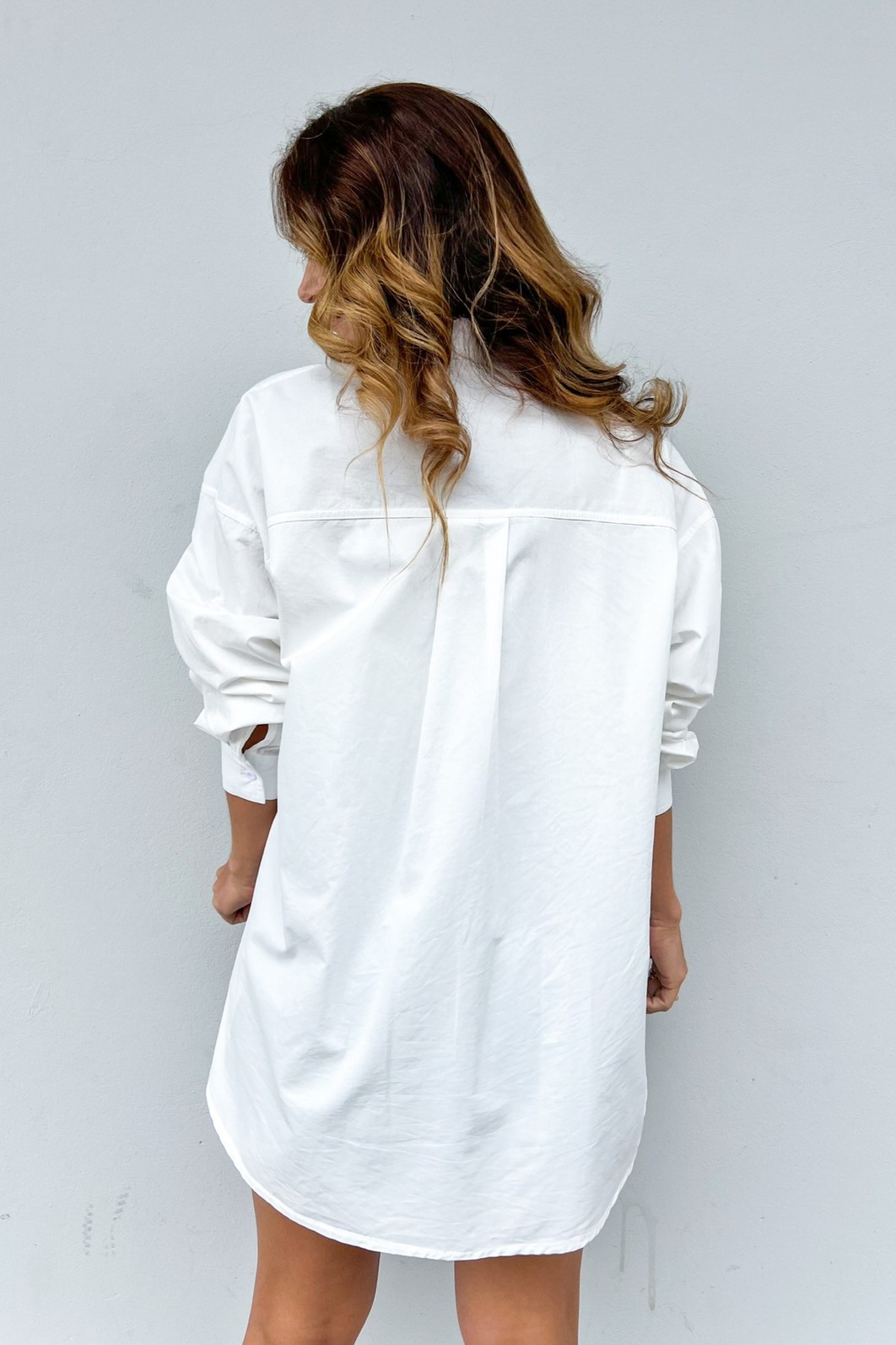 Maxi Camisa Off White Latoya - MiniMoni Maxi Camisa Off White Latoya - MiniMoni
