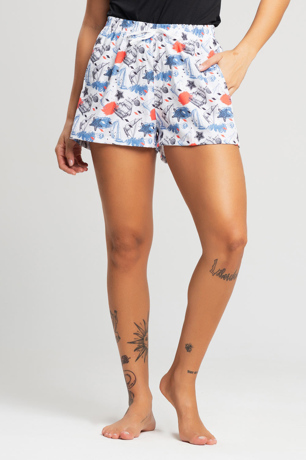 Short Praia Confort Feminino Veleiro