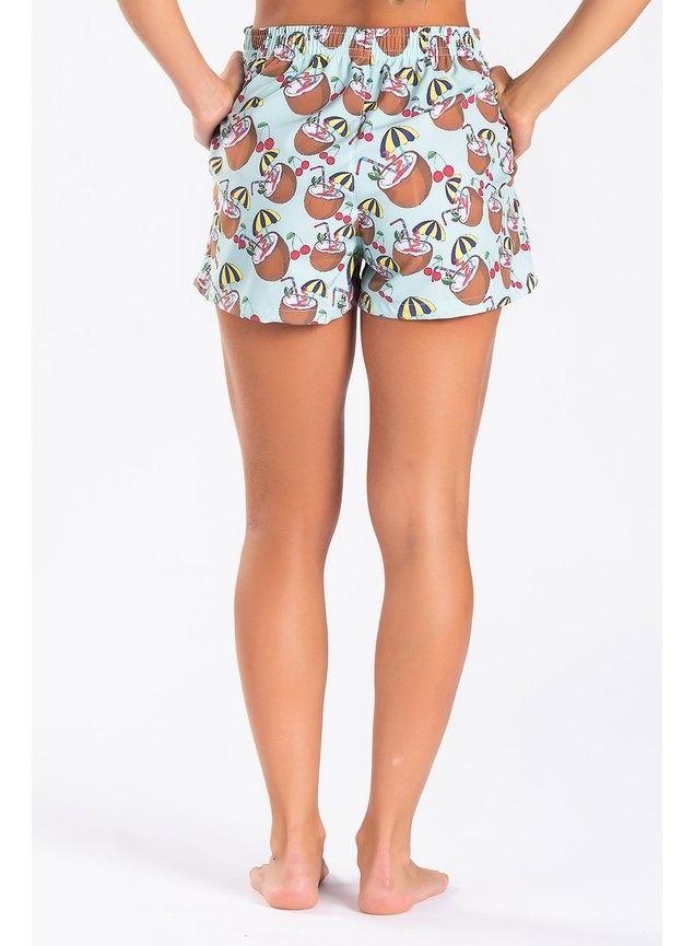 Short Praia Confort Feminino Coconut Short Praia Confort Feminino Coconut