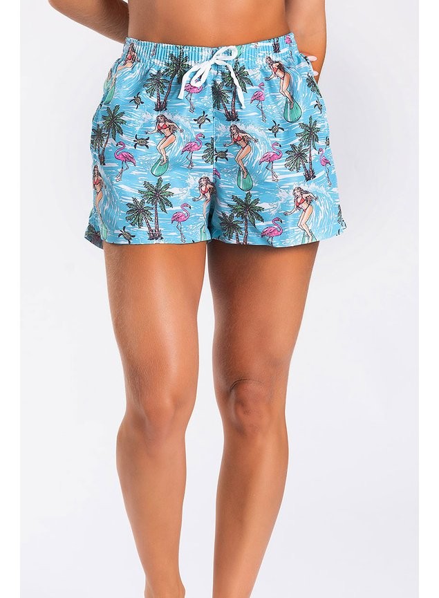 Short Praia Confort Feminino Honduras Short Praia Confort Feminino Honduras