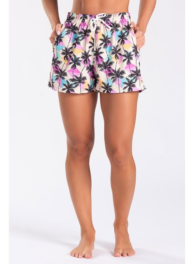 Short Praia Confort Feminino Sunset Short Praia Confort Feminino Sunset