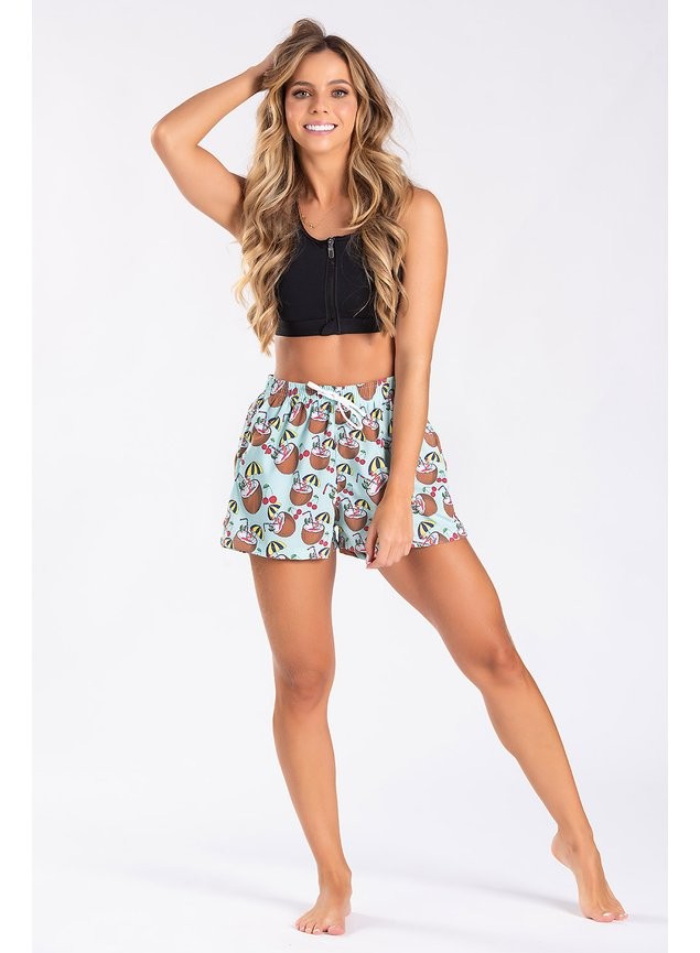 Short Praia Confort Feminino Coconut Short Praia Confort Feminino Coconut