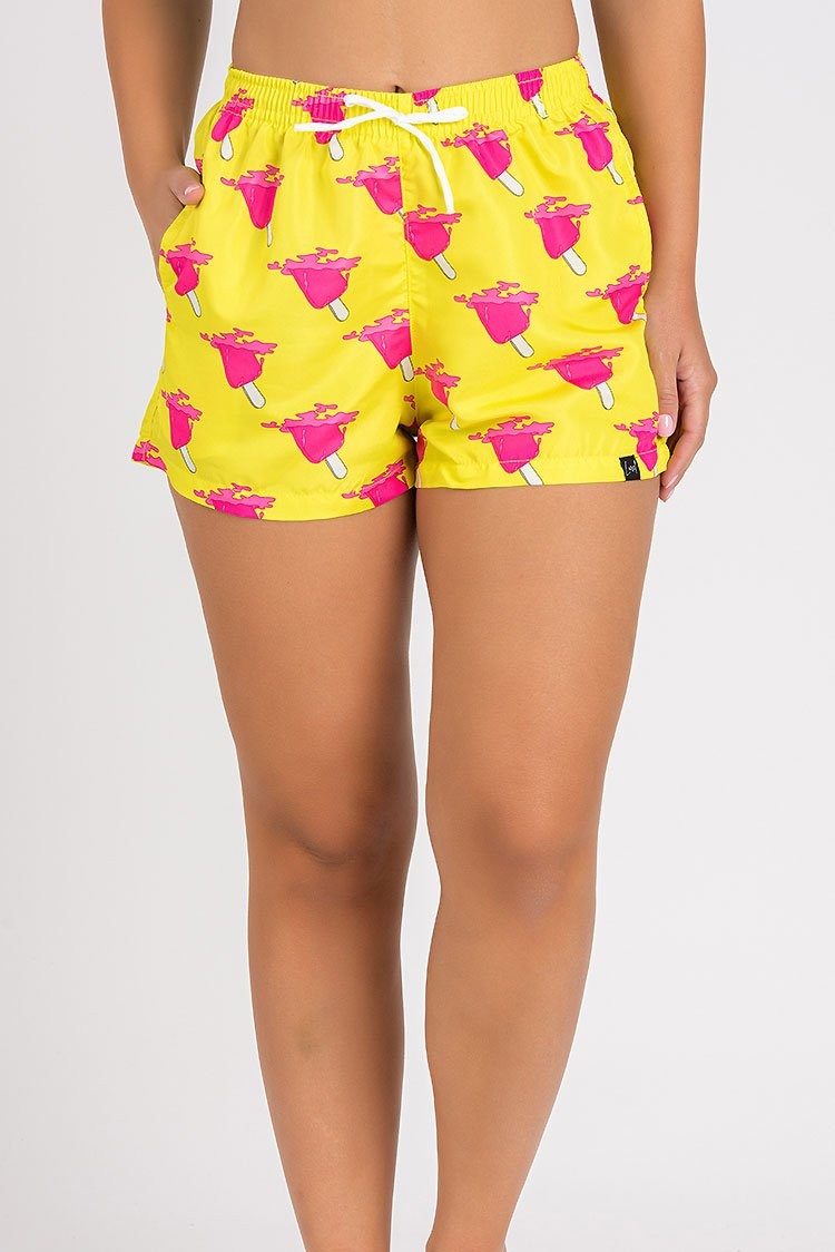 Short Praia Confort Feminino Picolé Short Praia Confort Feminino Picolé