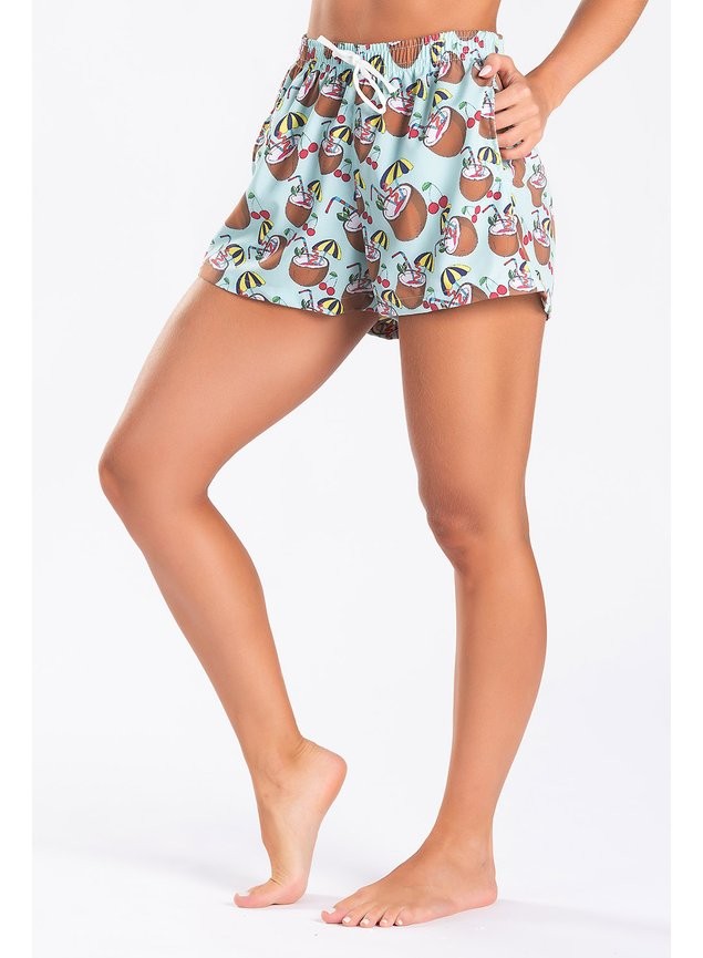 Short Praia Confort Feminino Coconut Short Praia Confort Feminino Coconut