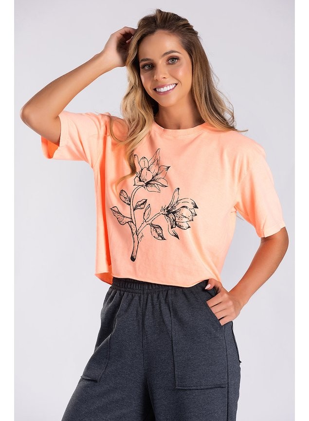 Cropped Estonado Flora Coral