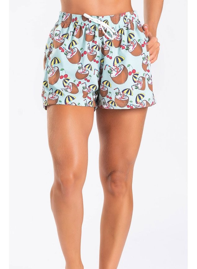 Short Praia Confort Feminino Coconut Short Praia Confort Feminino Coconut