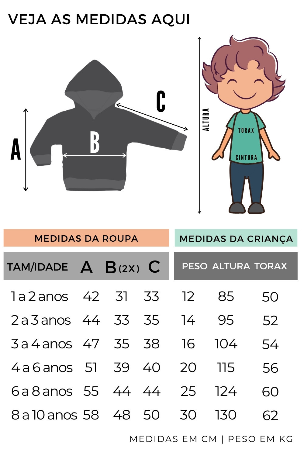 Casaco Infantil Moletom Felpado Zíper e Capuz Verde Menta Casaco Infantil Moletom Felpado Zíper e Capuz Verde Menta