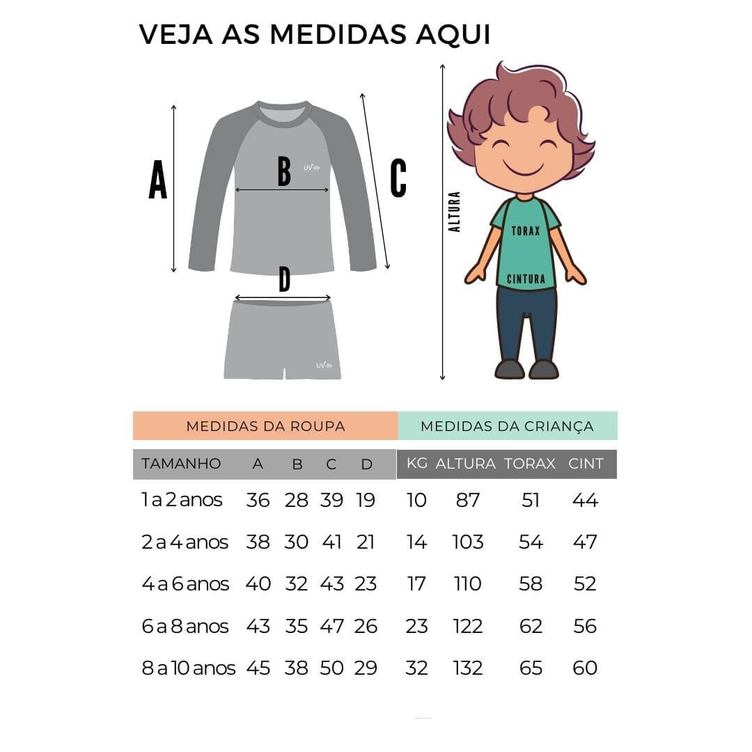 Camisa Proteção Uv 50+ Infantil + Sunga Bege Pranchas Camisa Proteção Uv 50+ Infantil + Sunga Bege Pranchas