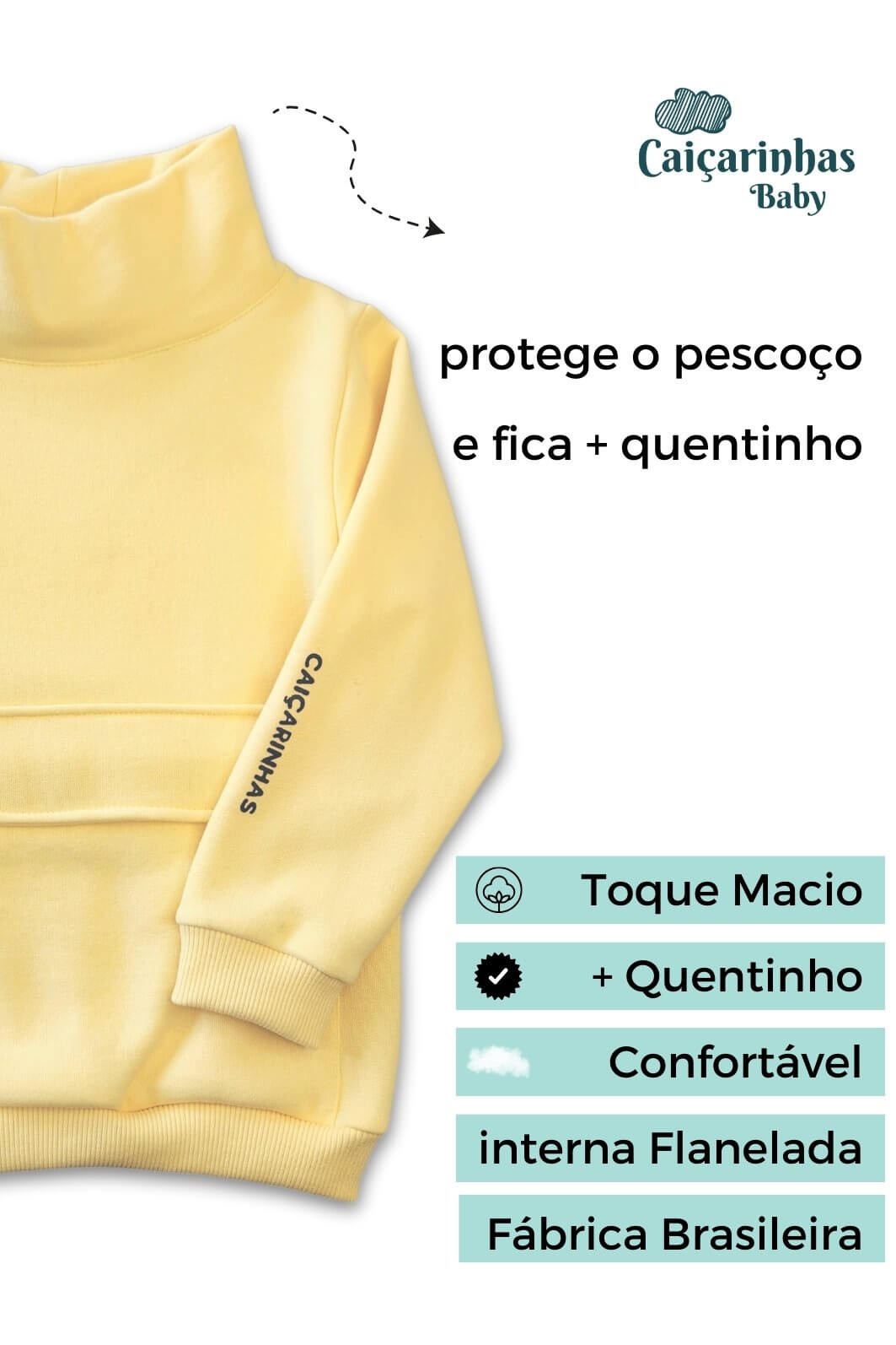 Kit Yellow Moletom Infantil Casaco e Calça Kit Yellow Moletom Infantil Casaco e Calça