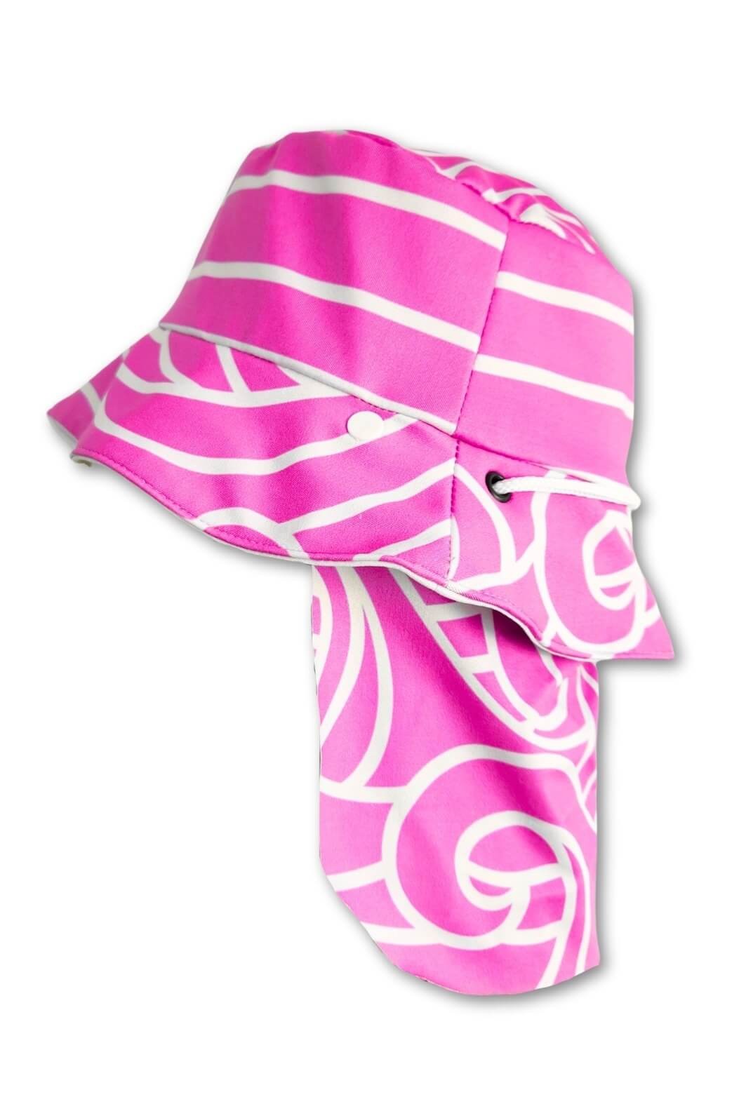 Chapéu infantil Proteção Solar UV 50+ Dupla Face Praia e Piscina Rosa Beach On Chapéu infantil Proteção Solar UV 50+ Dupla Face Praia e Piscina Rosa Beach On