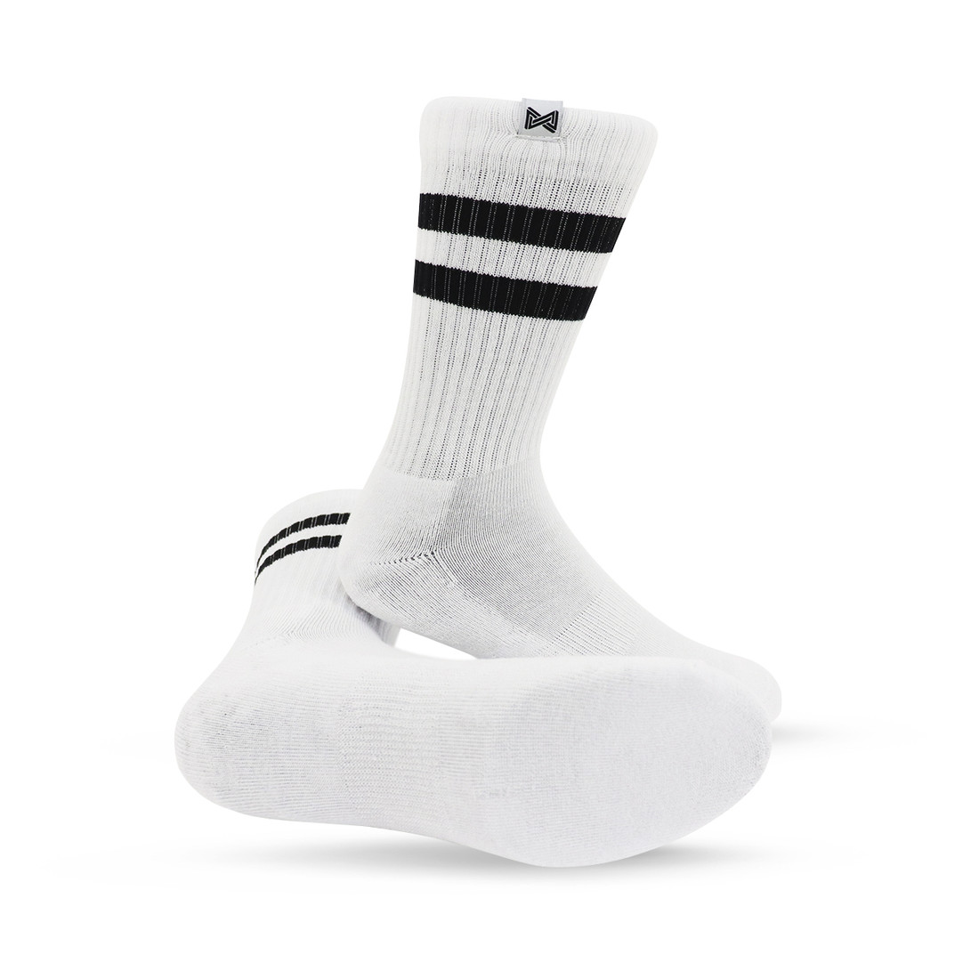 Meia Esportiva Norden Old School Branco 44/48