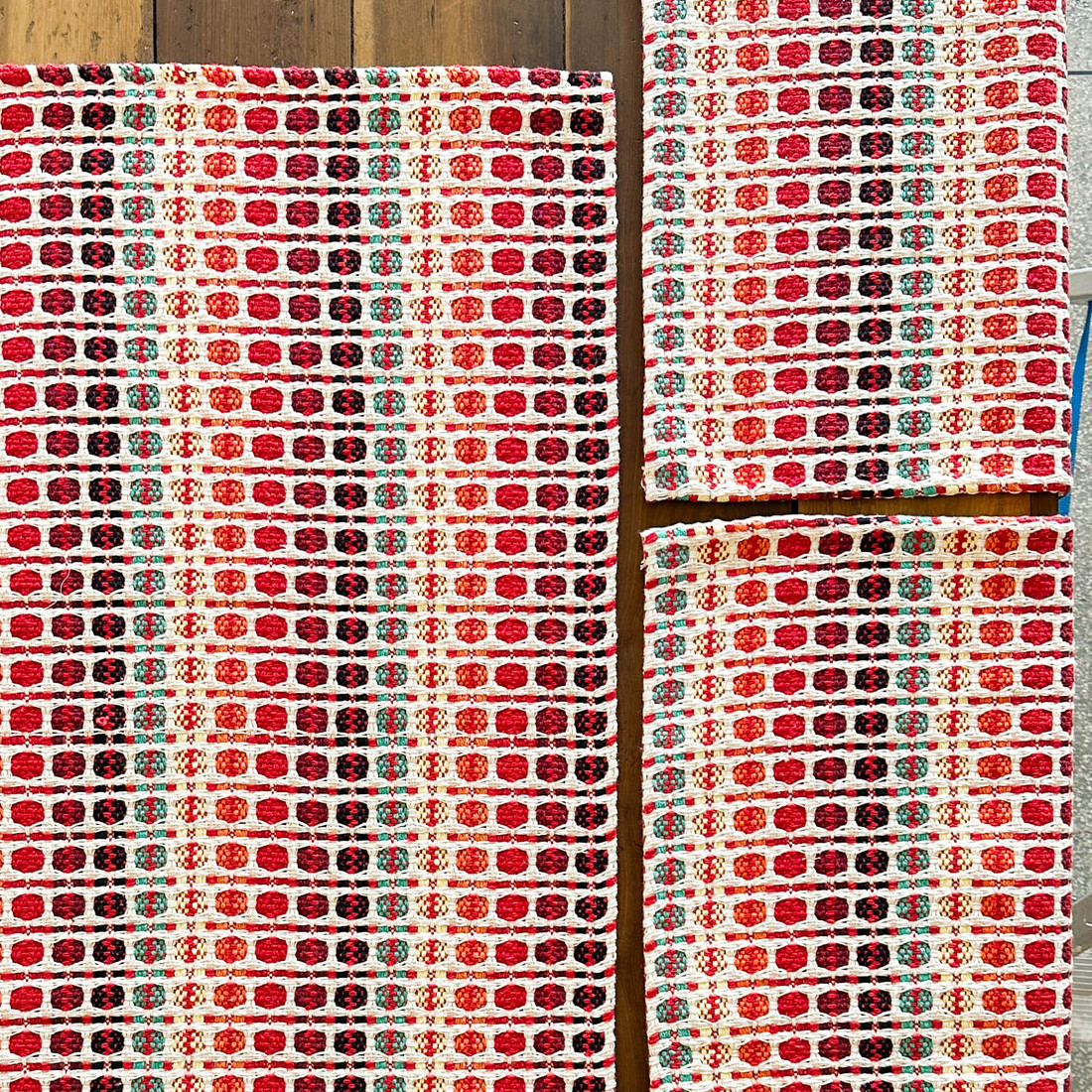 Kit de Cozinha 3 Peças Algodão Indiano Color