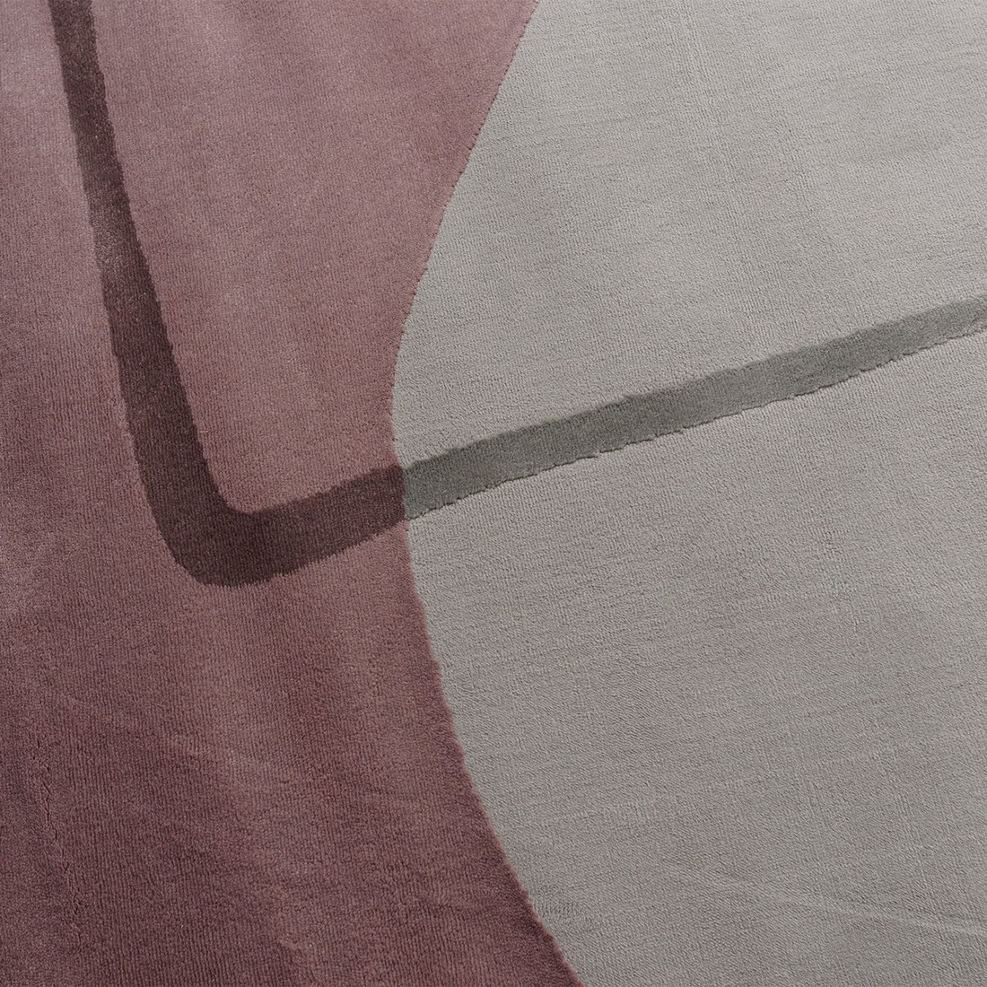 Tapete Organico Sala e Quarto Unique Rose e Cinza 140x200