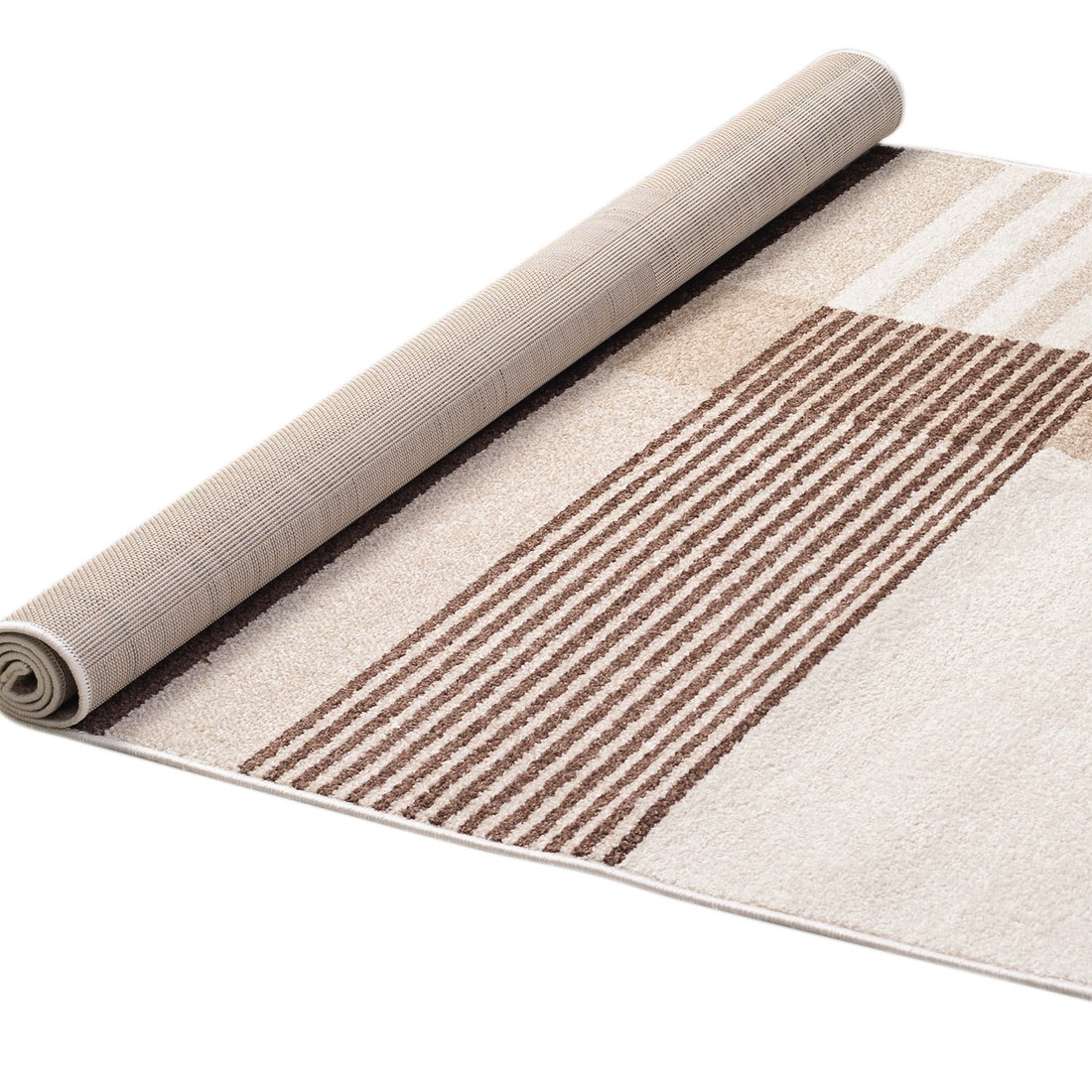 Tapete para Sala Essenciais Geo Bege 250x350 Tapete para Sala Essenciais Geo Bege 250x350