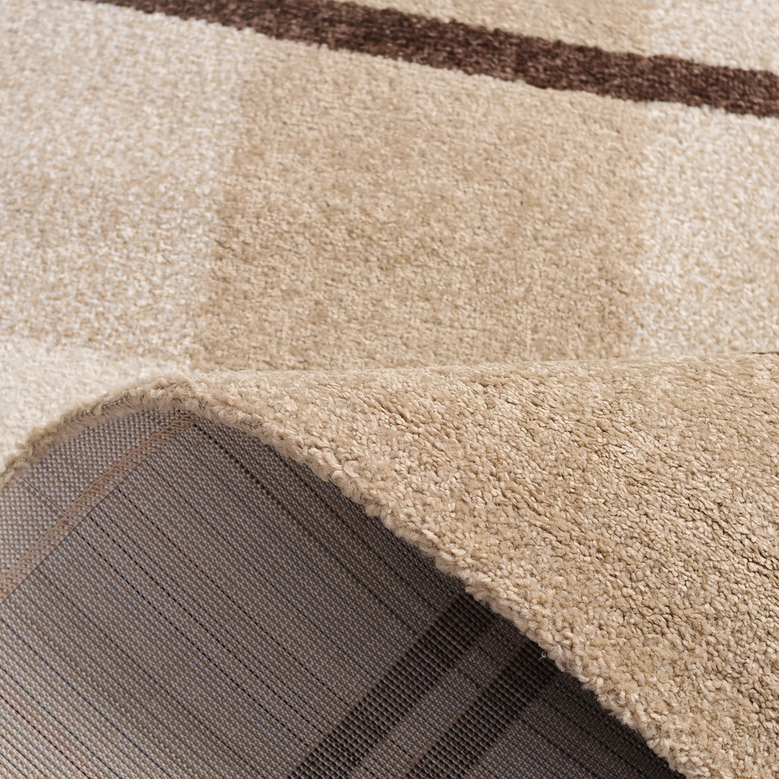 Tapete para Sala Essenciais Geo Bege 250x350 Tapete para Sala Essenciais Geo Bege 250x350