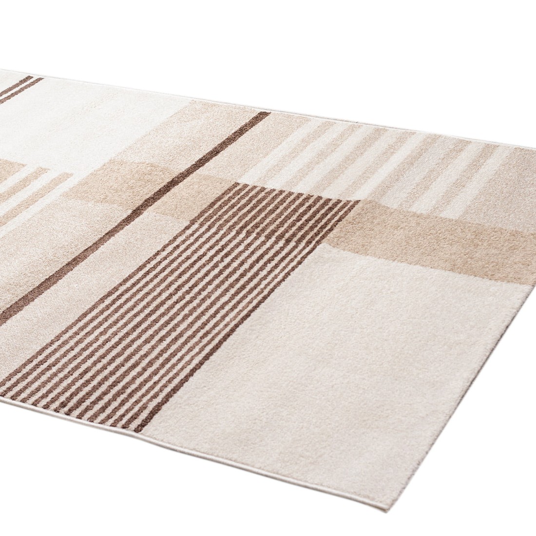 Tapete para Sala Essenciais Geo Bege 250x350 Tapete para Sala Essenciais Geo Bege 250x350