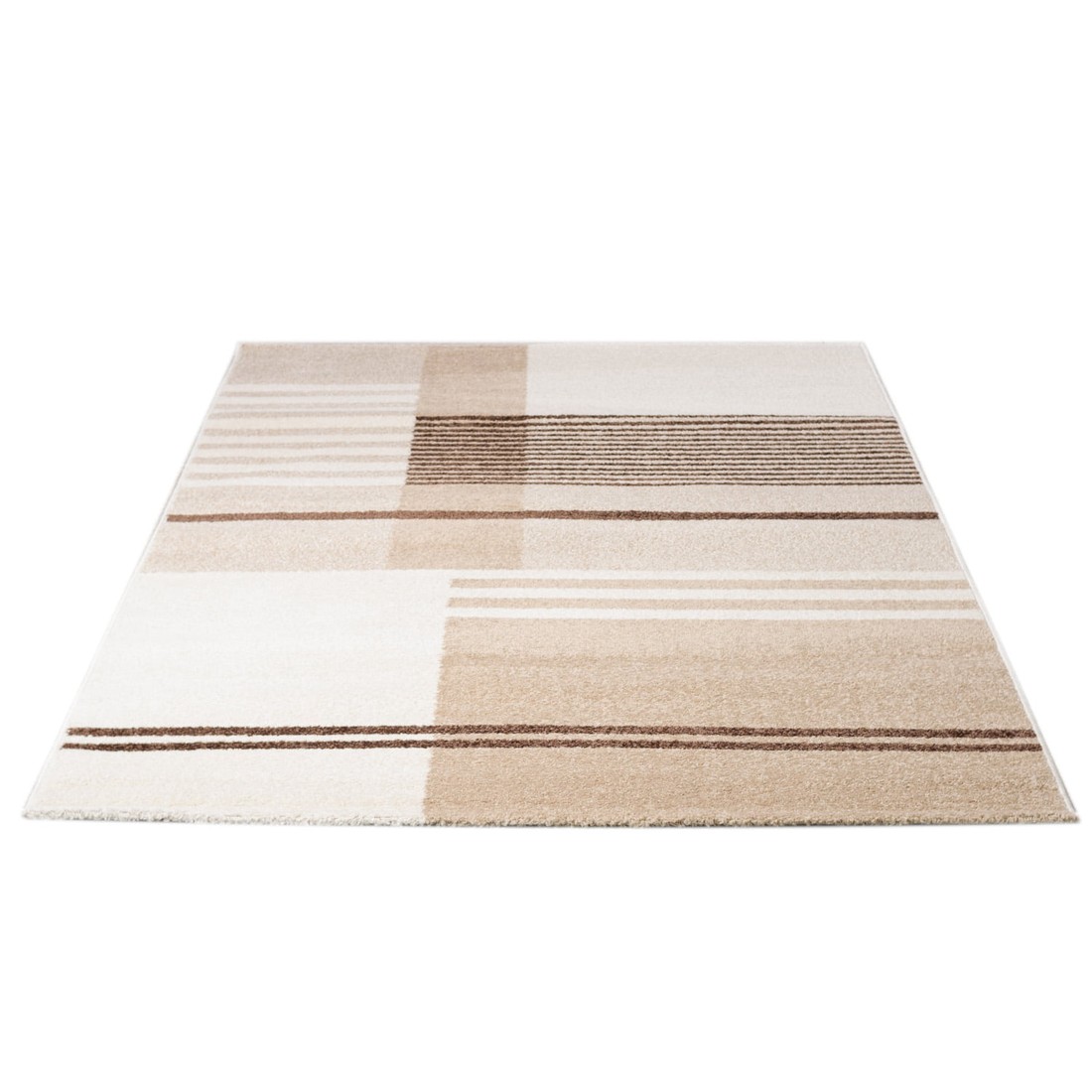 Tapete para Sala Essenciais Geo Bege 250x350 Tapete para Sala Essenciais Geo Bege 250x350