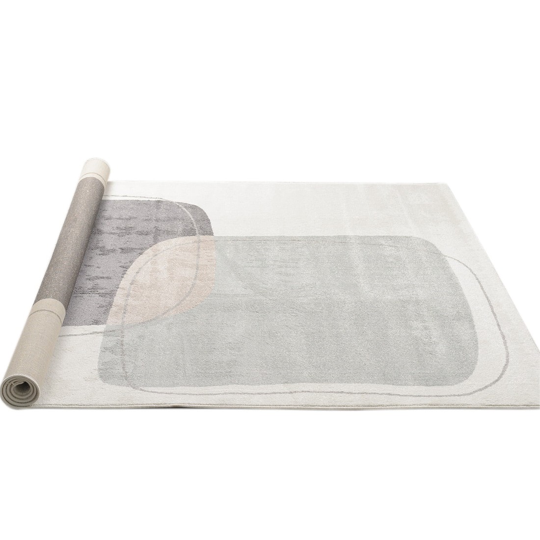 Tapete para Sala Grande Hathor Organico Off White 200x300 Tapete para Sala Grande Hathor Organico Off White 200x300